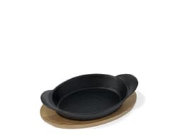 HOLM Fad/tallerken 21 x 15 x 4 cm Sort