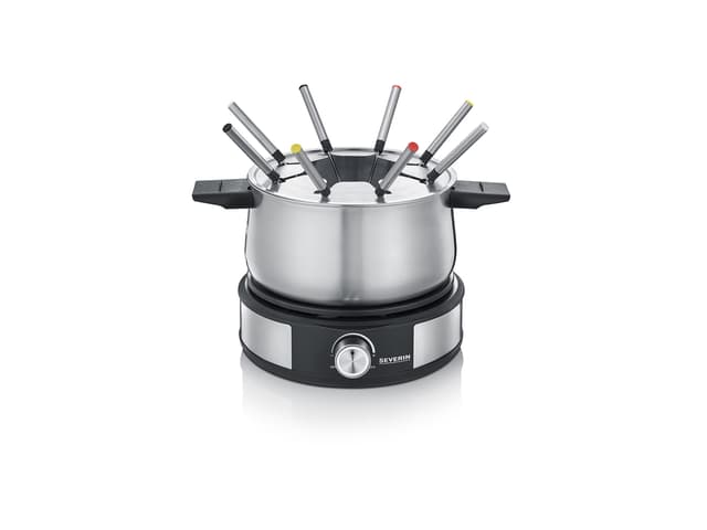 Severin Fondue 8 pers. x 1500 watt Black/Steel