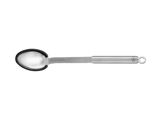 Rösle Basting spoon/batter spoon 34 cm Steel/Black
