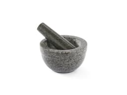 Rösle Mortar Dia 14 x 8 cm 0.35 liter Dark grey granite