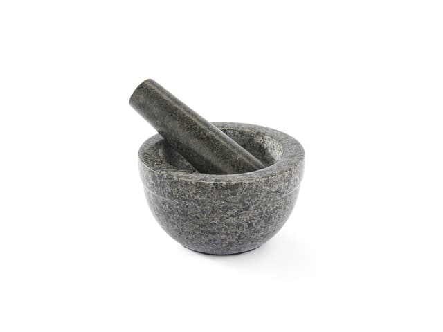 Rösle Mortar Dia 14 x 8 cm 0.35 liter Dark grey granite