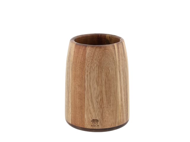 HOLM Utensil holder Dia 13 x 17 cm Acacia wood