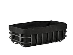 HOLM Bread Basket 27 x 17 x 9 cm Black