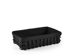 HOLM Bread Basket 40 x 25 x 10 cm Black