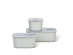 Mepal EasyClip Storage box set 3 parts Nordic white