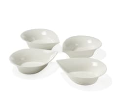 Blomsterbergs Dropshaped bowl 20 cm 4 pcs White