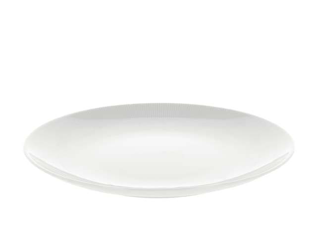 Pillivuyt Eventail Plate flat Dia 26.5 cm White