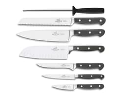 Sabatier Pluton Knife set 7 parts Steel/Black