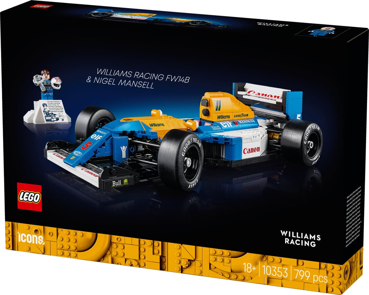 LEGO Icons Williams Racing FW14B & Nigel Mansell 10353 - Elgiganten