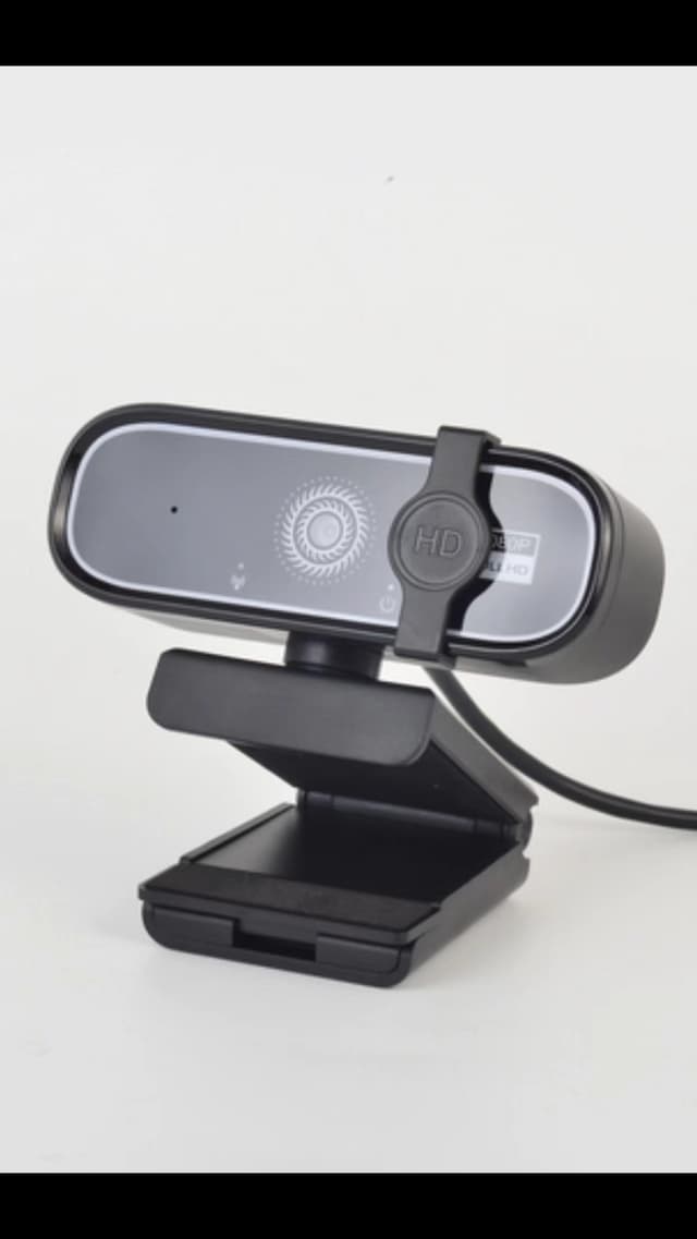 NÖRDIC USB Webcam 1080P Full HD 30fps med mikrofon roterbar 360 grader 2MP autofokus
