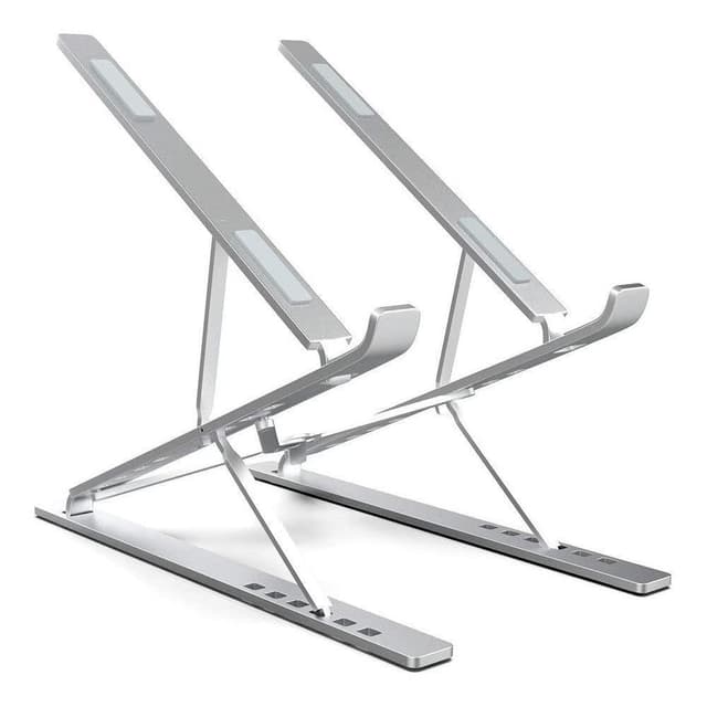 NÖRDIC Aluminium justerbar bärbarställ i två nivåer för upp till 17"" notebookställ laptopstativ