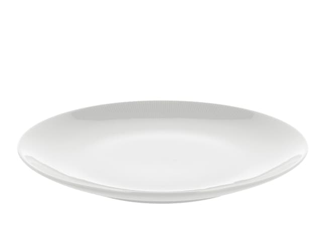Pillivuyt Eventail Plate flat Dia 28 cm White
