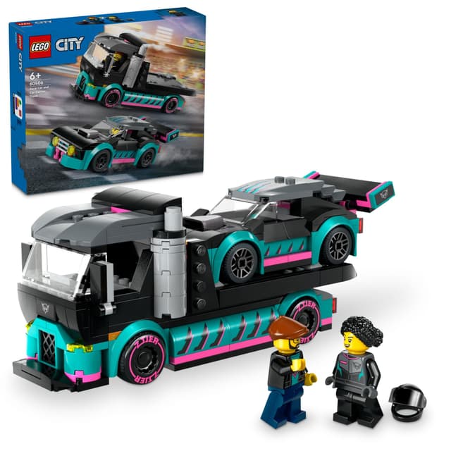 LEGO City Racerbil og transporttrailer 60406