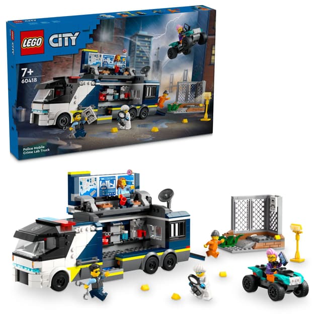 LEGO City Polisens mobila laboratoriebil 60418