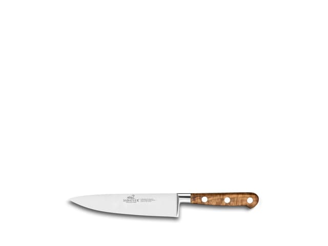 Lion Sabatier Kockkniv Stål/Olivträ
