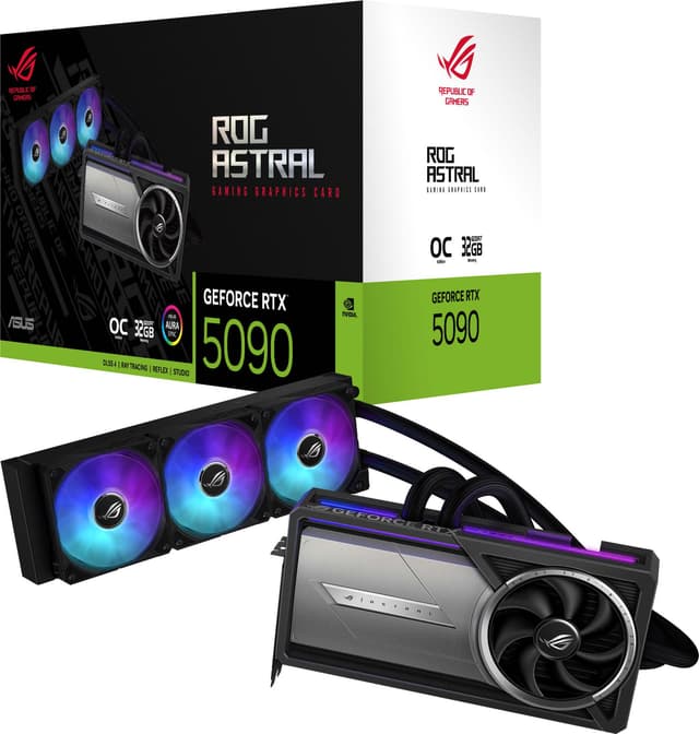 ASUS ROG Astral LC GeForce RTX 5090 OC 32GB grafikkort