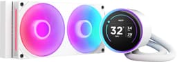NZXT Kraken 240 Elite V2 RGB CPU vannkjøler (hvit)
