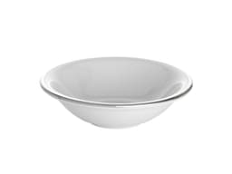Pillivuyt Bistro Bowl Dia 17 cm 40 cl White/Platinum