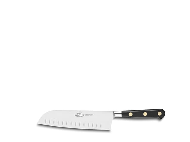 Lion Sabatier Ideal Santokukniv 18 cm Stål/Sort