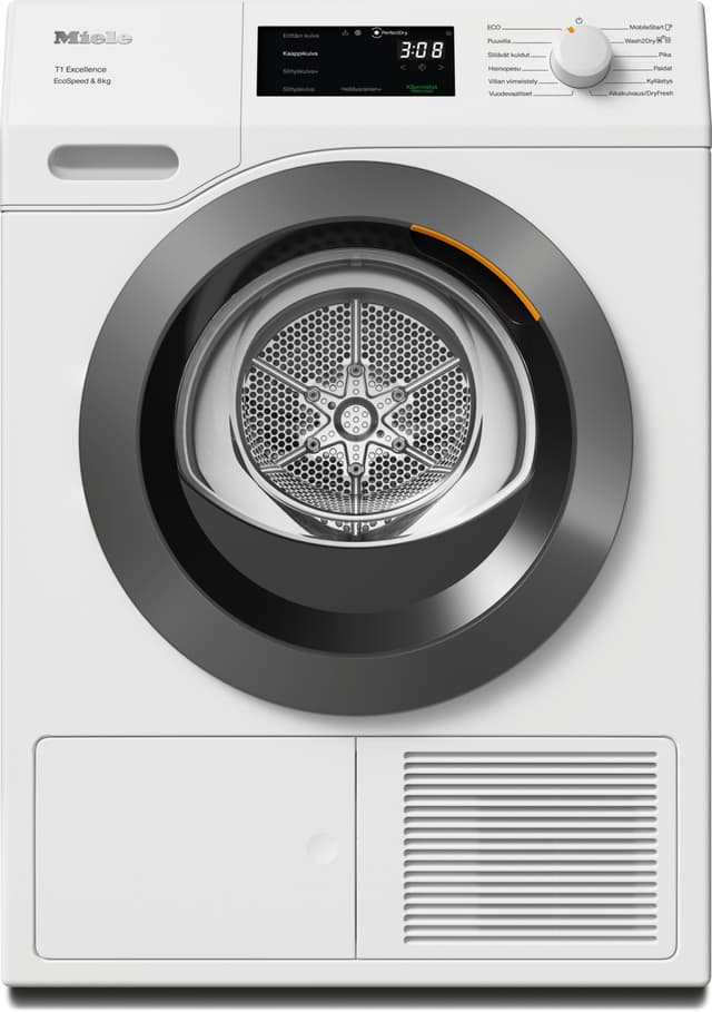 Miele Kuivausrumpu TEC655WP EcoSpeed&8kg