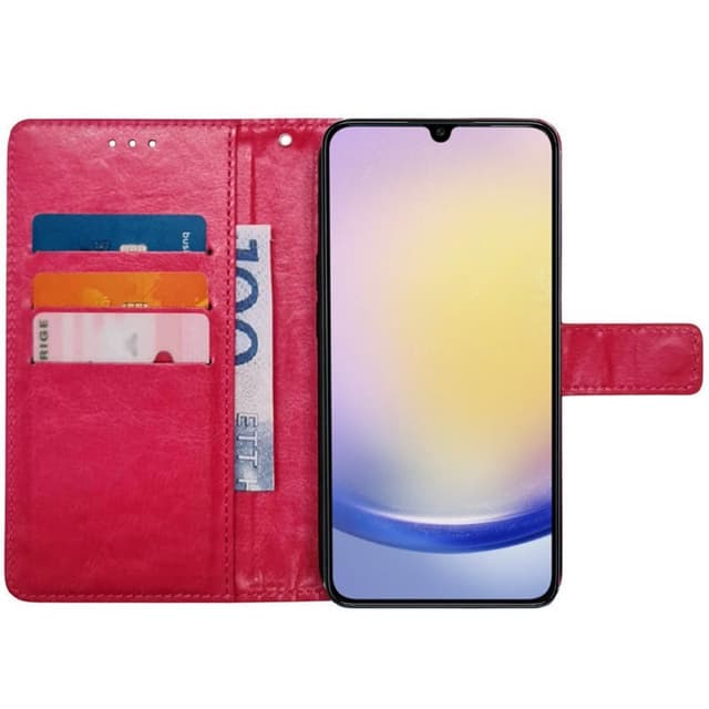 Lompakkokotelo 3-kortti Samsung Galaxy A26 5G - Vaaleanpunainen