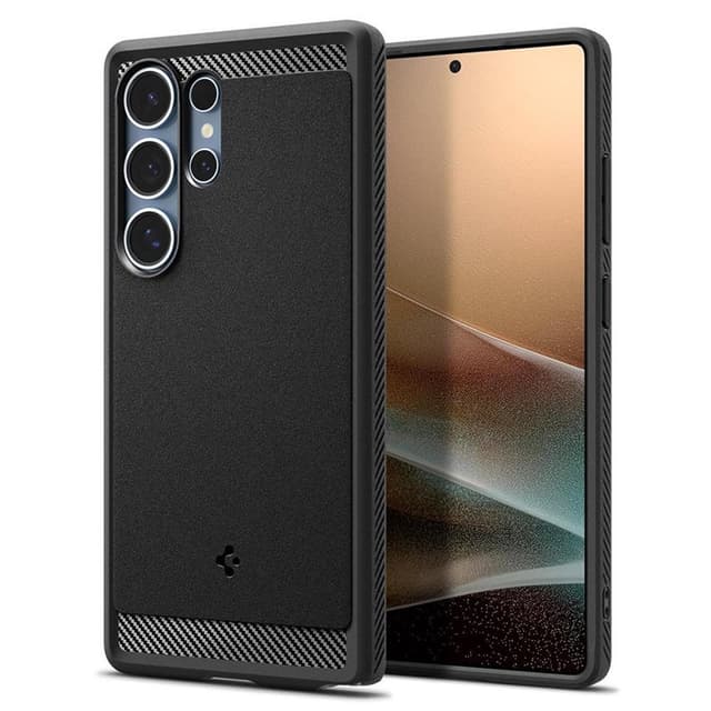 Spigen Rugged Armor skal Samsung Galaxy S25 Ultra - Svart