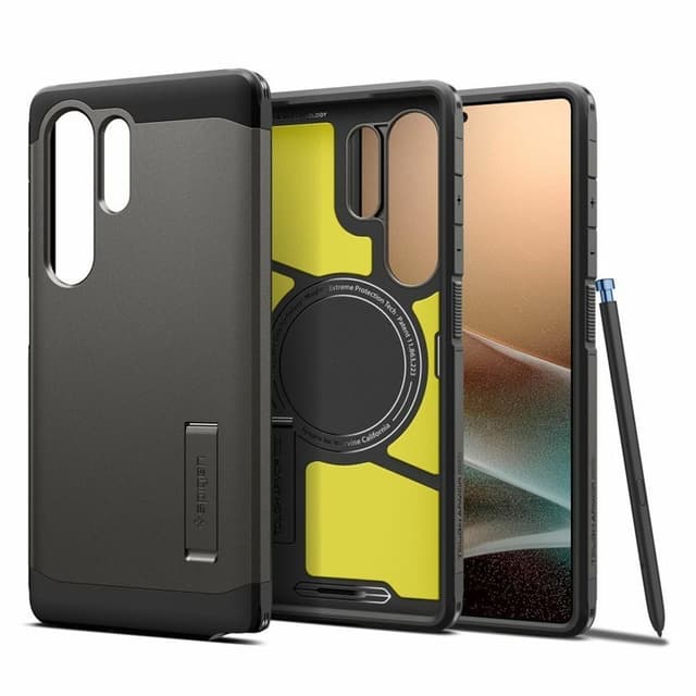 Spigen Tough Armor deksel Samsung Galaxy S25 Ultra - Gunmetal
