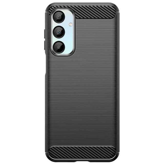 Børstet silikone cover Samsung Galaxy A26 5G - Sort