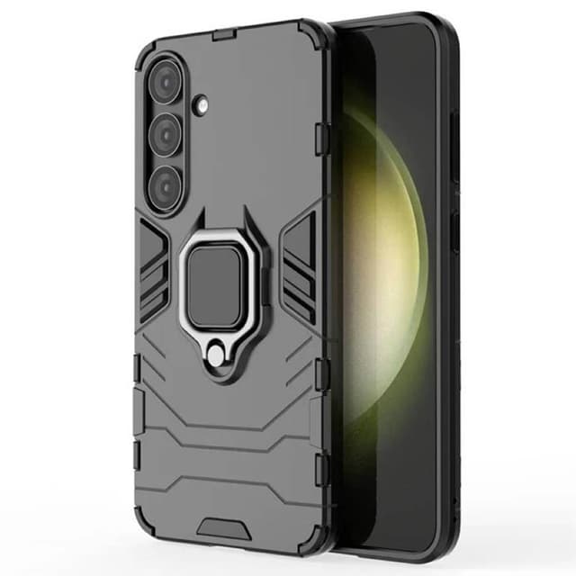 Hybrid Ring Case Samsung Galaxy S25 - Svart