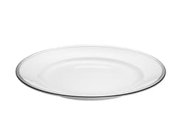 Pillivuyt Bistro Plate Dia 24 cm White/Platinum