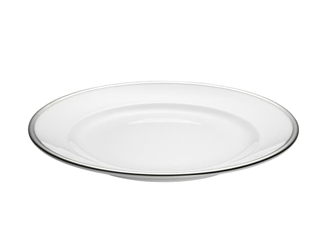 Pillivuyt Bistro Plate Dia 24 cm White/Platinum