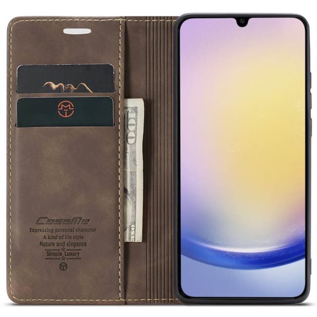 CaseMe mobilfodral 013 Samsung Galaxy A26 5G - Coffee