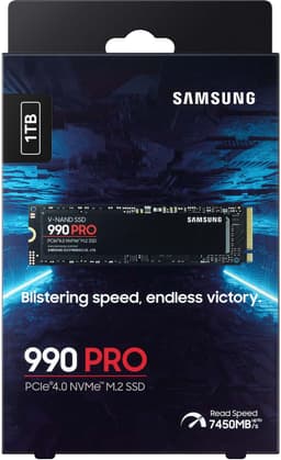 Samsung 990 Pro sisäinen SSD muisti (1 TB)