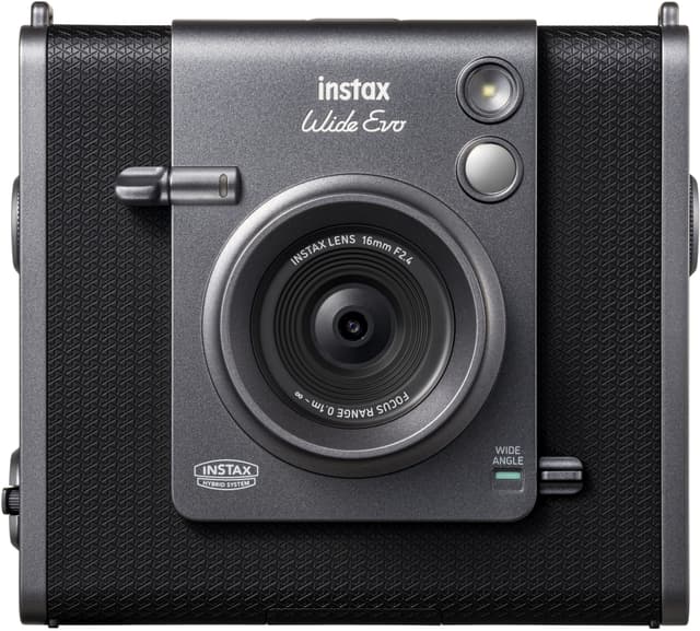Fujifilm Instax Wide Evo direktkamera (svart)