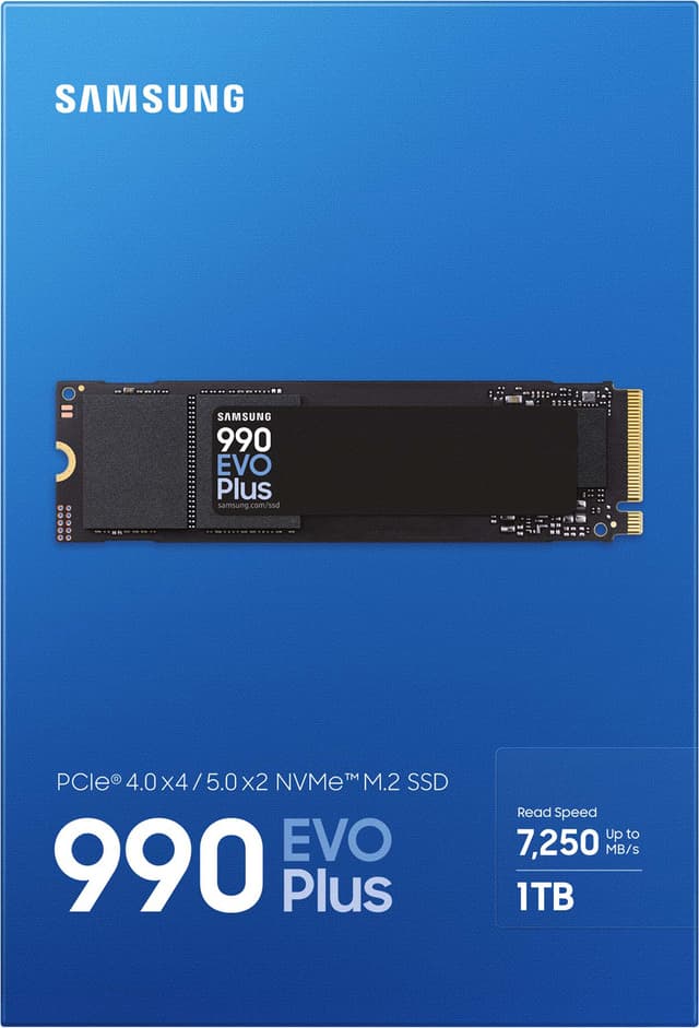 内蔵型SSD Samsung 990 EVO Plus 1TB SSD サムスン990 EVO Plus 1TB PCIe Gen4 NVMe SSD