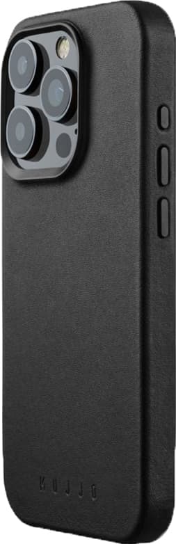Mujjo iPhone 15 Pro mobildeksel (sort)