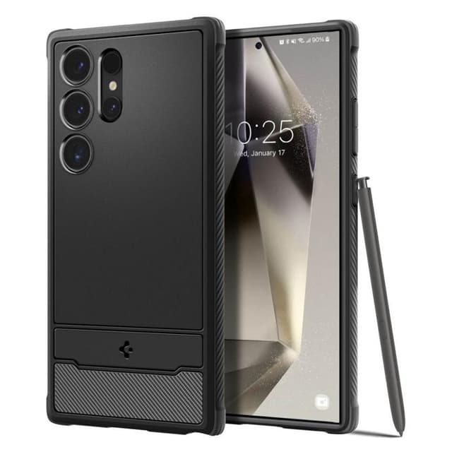 Spigen Rugged Armor cover Samsung Galaxy S24 Ultra - Sort