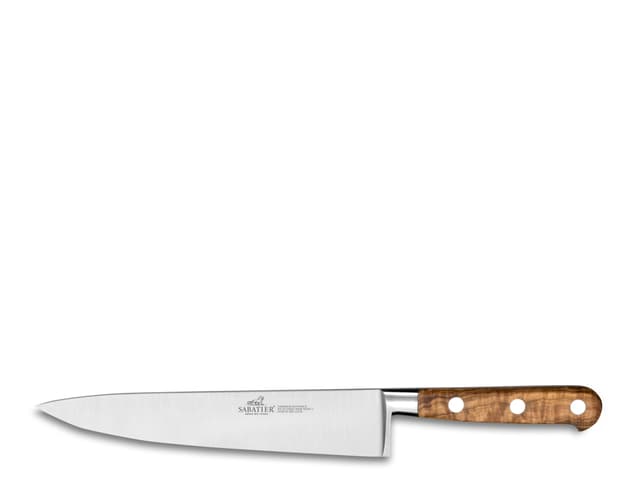Lion Sabatier Kockkniv Stål/Olivträ