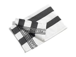 Pillivuyt Tea towel 90 x 60 cm Black/white wide stripes