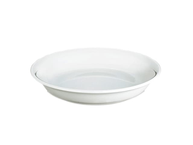 Pillivuyt Bourges plate deep Dia 21 cm White