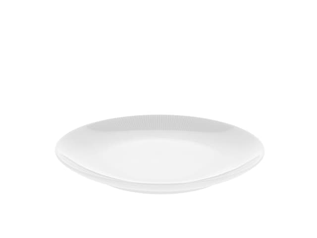 Pillivuyt Eventail Plate flat Dia 21 cm White