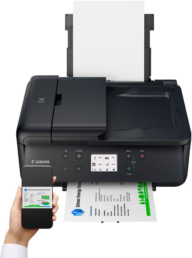 Canon Pixma TR7650 färgbläckstråleskrivare 4-i-1 (svart)