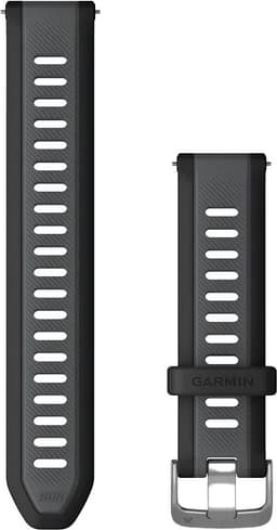 Garmin 20 mm QuickRelease Forerunner Silicone kelloranneke (musta)