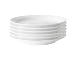 Pillivuyt Michelle Plate flat Dia 19 cm 6 pcs White