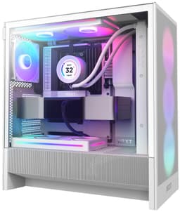 NZXT H5 Flow RGB 2024 PC kabinett (hvit)