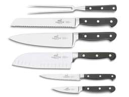 Sabatier Pluton Knife set 6 parts Steel/Black