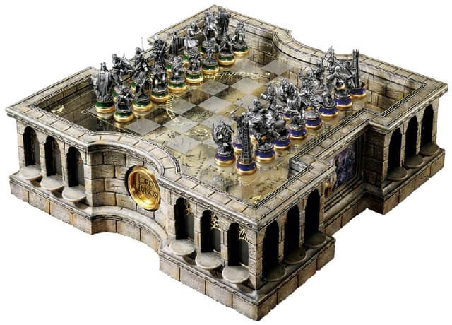 Noble Collection Lord of the Rings schackspel (metallpjäser)