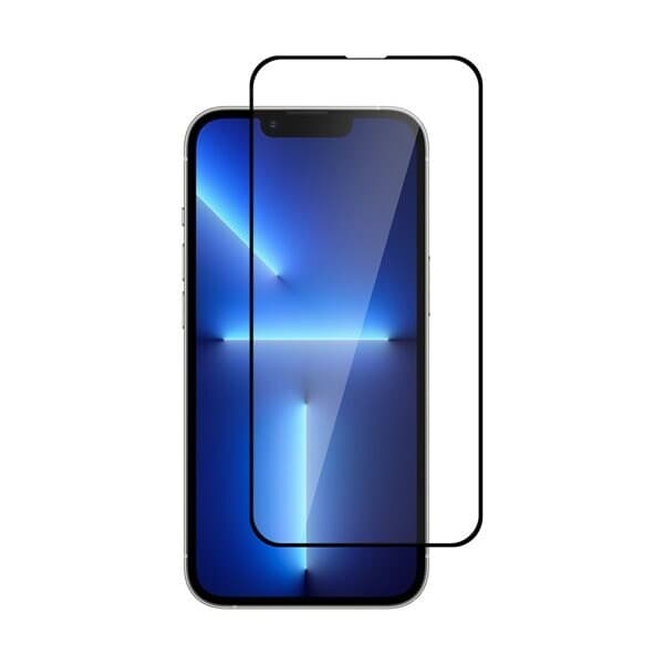 Härdat Skärmskydd med svart ram till iPhone 13 Pro Max