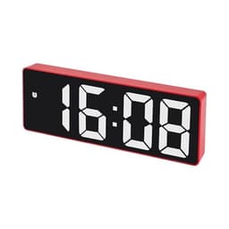 LED digital väckarklocka med justerbar ljusstyrka - Röd