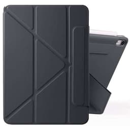 Kunstlæderetui med stativ og magneter til iPad Air 11 2024 / Air 2022 10.9 - Svart